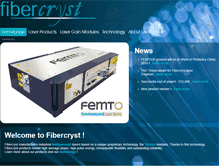 Tablet Screenshot of fibercryst.com